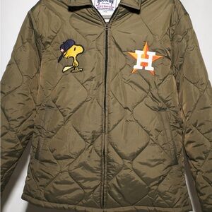SNOOPY x HOUSTON ASTROS Quilted Jacket